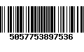 Código de Barras 5057753897536