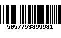 Código de Barras 5057753899981