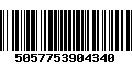 Código de Barras 5057753904340