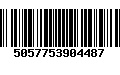 Código de Barras 5057753904487