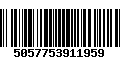 Código de Barras 5057753911959