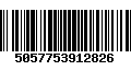 Código de Barras 5057753912826