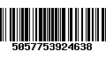 Código de Barras 5057753924638