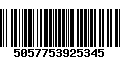 Código de Barras 5057753925345