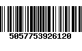 Código de Barras 5057753926120