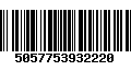 Código de Barras 5057753932220