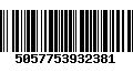 Código de Barras 5057753932381