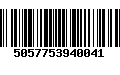 Código de Barras 5057753940041