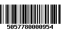 Código de Barras 5057780000954