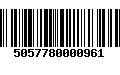 Código de Barras 5057780000961