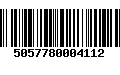 Código de Barras 5057780004112