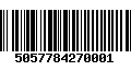 Código de Barras 5057784270001