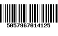 Código de Barras 5057967014125