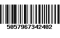 Código de Barras 5057967342402