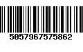 Código de Barras 5057967575862