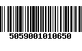 Código de Barras 5059001010650