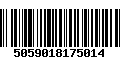 Código de Barras 5059018175014