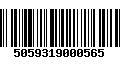 Código de Barras 5059319000565