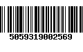 Código de Barras 5059319002569