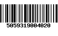 Código de Barras 5059319004020