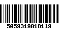 Código de Barras 5059319018119