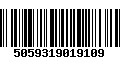 Código de Barras 5059319019109