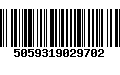 Código de Barras 5059319029702