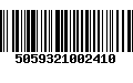 Código de Barras 5059321002410