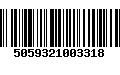 Código de Barras 5059321003318