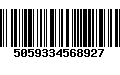 Código de Barras 5059334568927