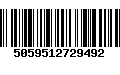 Código de Barras 5059512729492