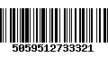 Código de Barras 5059512733321