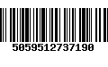 Código de Barras 5059512737190