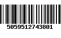 Código de Barras 5059512743801