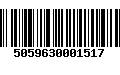 Código de Barras 5059630001517