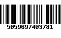 Código de Barras 5059697403781