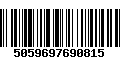 Código de Barras 5059697690815