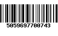 Código de Barras 5059697700743