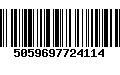 Código de Barras 5059697724114