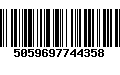 Código de Barras 5059697744358