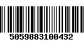 Código de Barras 5059883100432