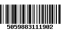 Código de Barras 5059883111902