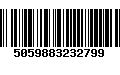 Código de Barras 5059883232799