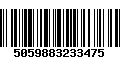 Código de Barras 5059883233475