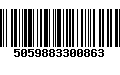 Código de Barras 5059883300863