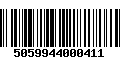 Código de Barras 5059944000411