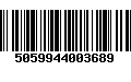 Código de Barras 5059944003689