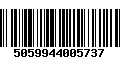 Código de Barras 5059944005737