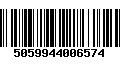 Código de Barras 5059944006574