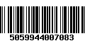 Código de Barras 5059944007083